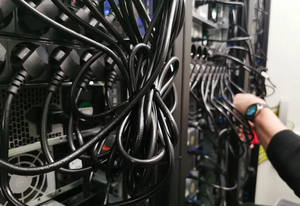 Cooling system in Mevspace Data Center